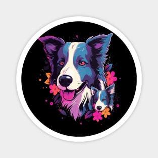 Border Collie Mothers Day Magnet